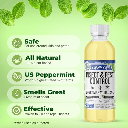 Mighty Mint Peppermint Oil Insect Repellent Concentrate, 8 oz - size: 8 Fl Oz (Pack of 1)