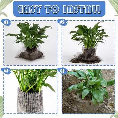 4Pcs 10 Gallon Root Guard Gopher Proof Wire Baskets for Root Protection - size: 10 Gallon