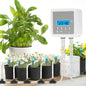 Smart Automatic Plant Watering System for 20 Pots - Dual Pump Indoor Drip Irrigation Kit with 30-Day Programmable Timer & USB-C Charging