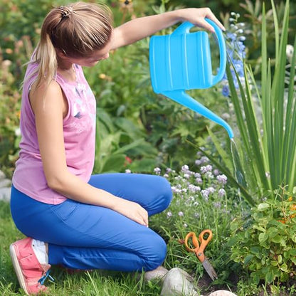 ZXJ Small Plant Watering Can - 1/3 Gallon - Blue - color: Blue