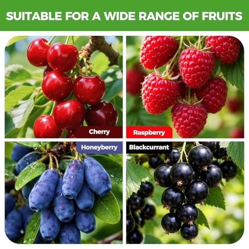 Blueberry Bush Netting Cover 2 Pack, 10 x 12 ft, Bird Netting with Zipper - size: Rabbiteye 10 x 12 ft