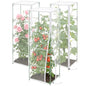 3 Pcs 57"X17.7"X17.7" Square Tomato Netting with Zipper, Insect Cover - size: Square-3PCS