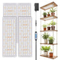Garpsen Grow Lights for Indoor Plants, 6000K, for Seed Starting, 4Panels - size: 4Panels