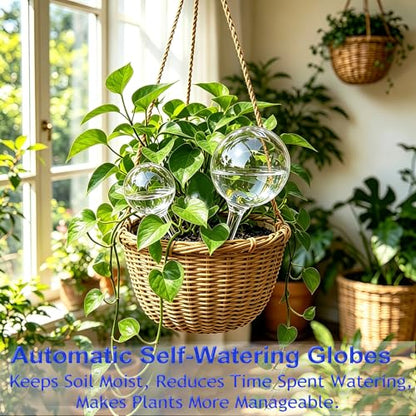 Plant Automatic Watering Devices, Clear Plastic Plant Self-Watering Bulb - color: B. Clear-6l4s