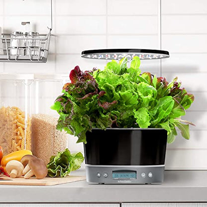 AeroGarden Harvest Elite 360, Platinum Stainless - color: Platinum