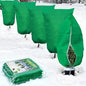 Plant Covers Wind and Frost Protection, Plant Covers with Zipper Drawstring - color: Green