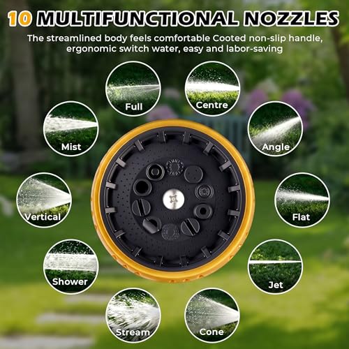 Garden Hose Nozzle High Pressure Leak Proof Spray Water Hose Nozzle Sprayer