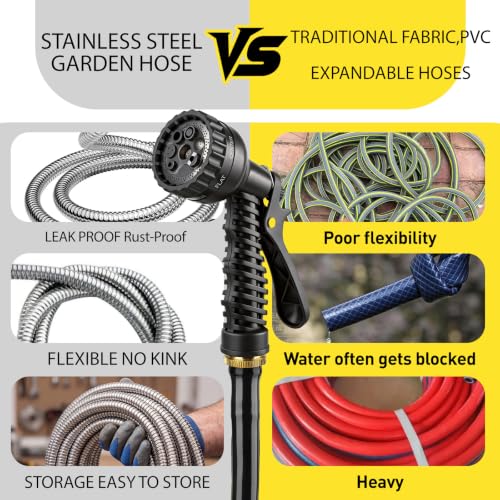 100ft Metal Garden Hose