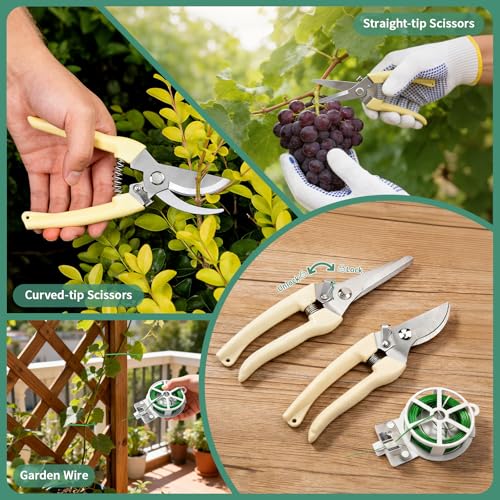 Gardening Tools, 10PCS Garden Hand Tools for Gardening