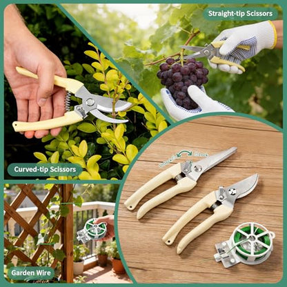 Gardening Tools, 10PCS Garden Hand Tools for Gardening