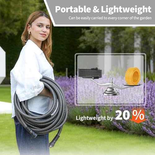 5 FT Garden Hose 5/8",Flexible Water Hose,Lightweight - size: 5ft