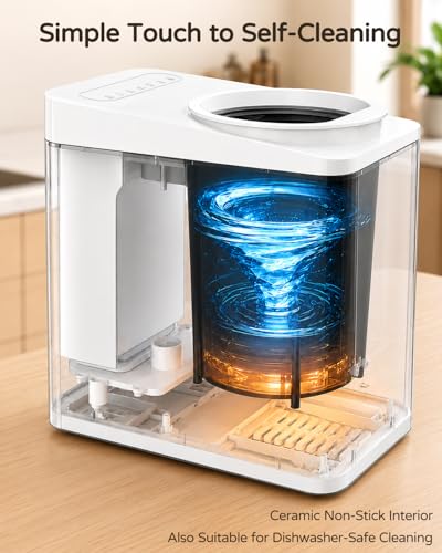Odorless Electric Kitchen Composter 4.5L, Quiet ≤45dB for Home