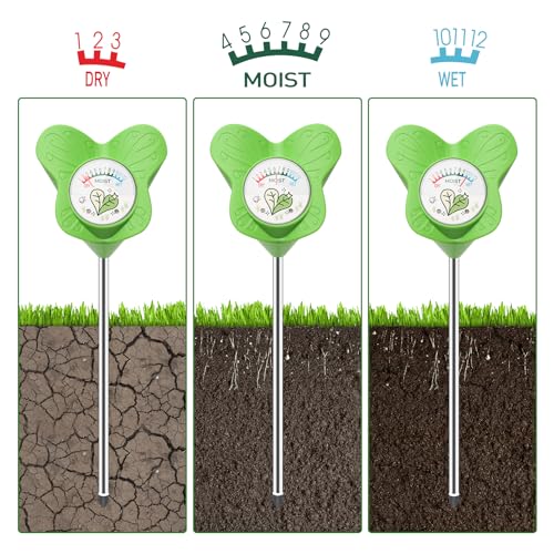 UNIWA Soil Moisture Meter, Plant Meter for House Plants and Indoor Plants - color: 1Pack