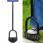 One-Piece 41in Manual Edger Lawn Tool with Spring Steel Blade - size: 41" One-piece