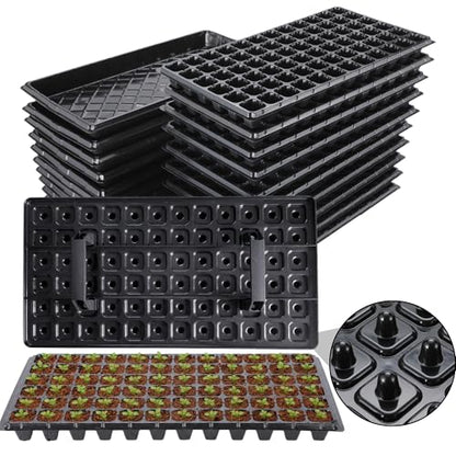 20Pack 72-Cell Seed Starter Trays with Base Tray & Dibber for Gardening. - style: 72-Cell Seed Starter Trays with Dibber