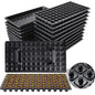 20Pack 72-Cell Seed Starter Trays with Base Tray & Dibber for Gardening. - style: 72-Cell Seed Starter Trays with Dibber