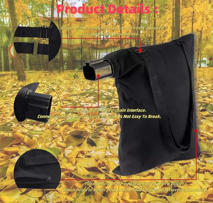 5140125-95 Leaf Blower Vacuum Upgraded Durable Zippered Leaf Collection Bag
