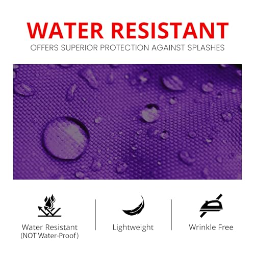 Utopia Kitchen Bib Aprons 2 Pack Adjustable With 2 Pockets - color: Purple