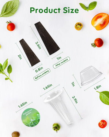 GARDENCUBE 160pcs Hydroponics Pods Kit Compatible with AeroGarden - size: 160pcs