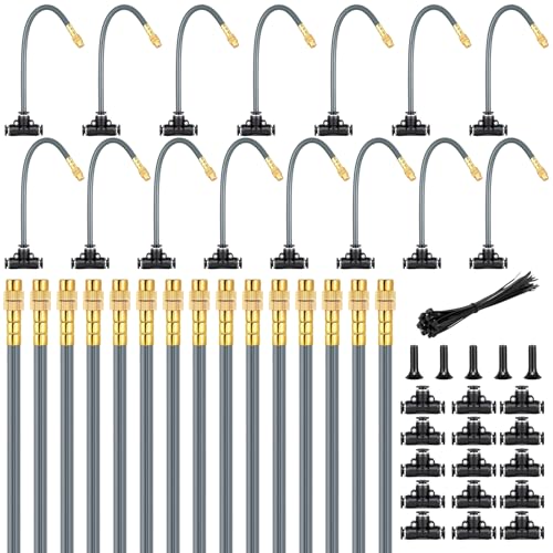 360° Adjustable 1/4" Drip Irrigation System Kits(No 1/4" Tubing) - size: 1/4" Misting System
