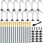 360° Adjustable 1/4" Drip Irrigation System Kits(No 1/4" Tubing) - size: 1/4" Misting System