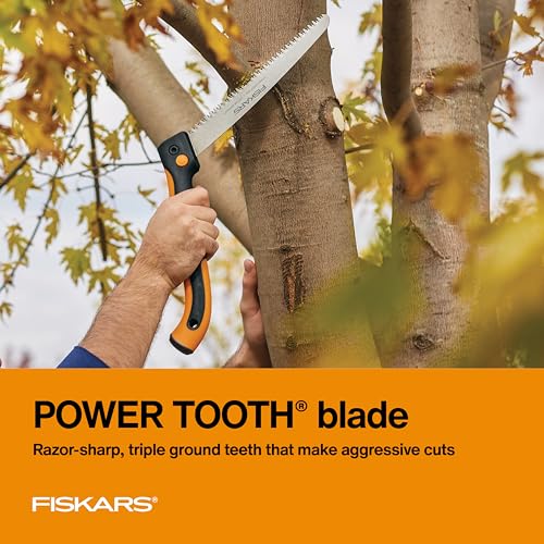 Fiskars Folding Pruning Saw with Dual Position Locking Blade, 10" (Pack of 12) - style: 10" Folding Saw (Pack of 12)