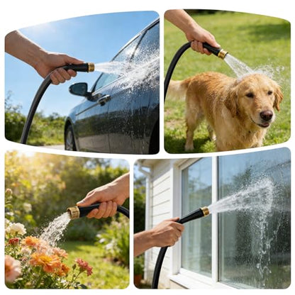 Garden Hose 50FT, Non-Expanding Water Hose Ultra Lightweight - size: 50FT
