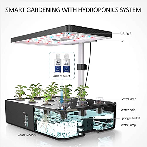 iDOO Growth Sponges 60 Pcs, Replacement Hydroponics Sponges Compatible with AeroGarden LYKO and All Indoor Hydroponics Growing System Indoor Garden (Except ID-IG201) Hydroponics Supplies