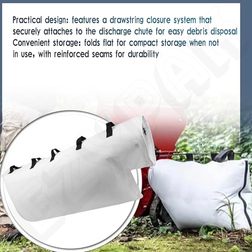 24x48 Universal Wood Chipper Shredder Bag for Landworks, Earthwise Chippers