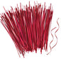 200 Pcs 6" Garden Plastic Plant Twist Ties Reusable Red Cable Ties for Climbing Plant Support, Christmas Tree, Bags, Gardening Activity.(Red) - color: Red
