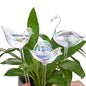 NiHome Glass Plant Self Watering Bulbs 3-Pack Iridescent Pearl - color: Animal Rainbow Colored (3 pack)