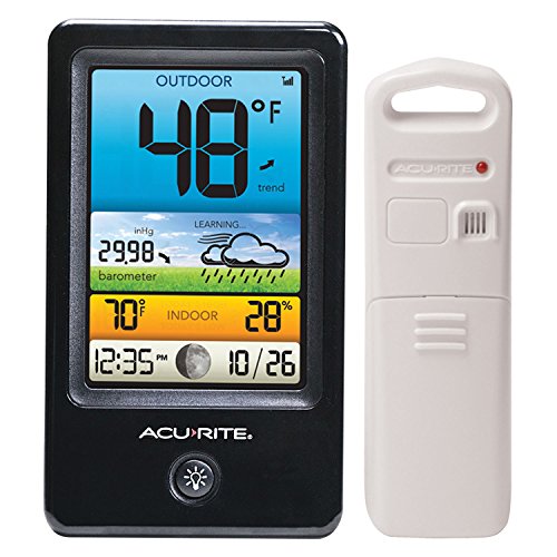 AcuRite (00509A1) Color Weather Forecaster for Temp, Humidity, Forecast
