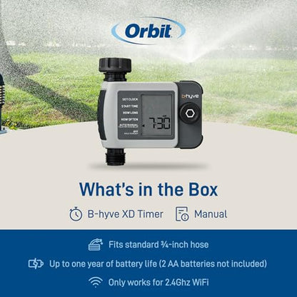 Orbit B-hyve XD 1-Port Smart Hose Watering Timer - 24511 - size: 1-Port, style: Bluetooth