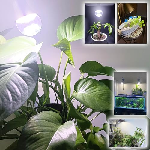 ALIDE Full Spectrum Grow Light Bulbs for Indoor Plants E12 Candelabra Base - size: E12