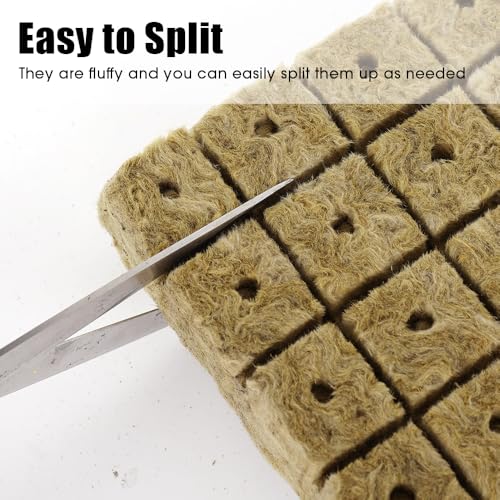 50pcs Planting Cubes Sponge Block Starter Plugs Stone Hydroponic Seed Block