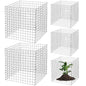Zubebe 5 Pack Wire Plant Protectors Square Cage