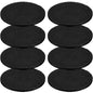Pangda 8 Pack Oval-Shaped Charcoal Filters for Compost Bucket Countertop Bin Pails in Indoor, Activated Charcoal Filter Dimensions Approx 6-1/2 x 5 Inches 3/8 Inch Thick