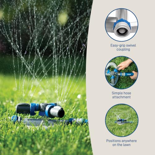 Orbit Elevated 3-Arm Rotating Sprinkler on Base, 28253