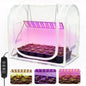 Metal Fram Mini Greenhouse with Grow Light for Indoor Seed Starting