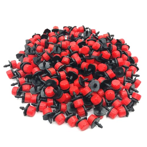 Irrigation Drippers Sprinklers,Korty 100 Pcs 1/4 Inch Drip Irrigation Parts
