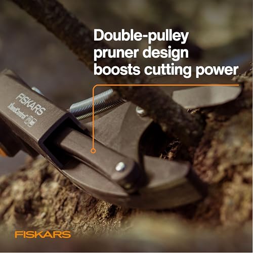 Fiskars XtendControl 3-6 Ft Extension Pole, Durable Aluminum Construction