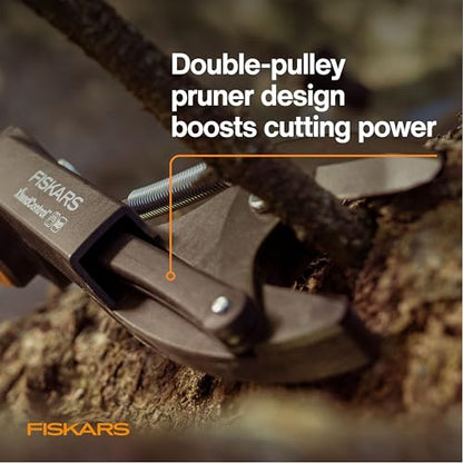 Fiskars XtendControl 3-6 Ft Extension Pole, Durable Aluminum Construction