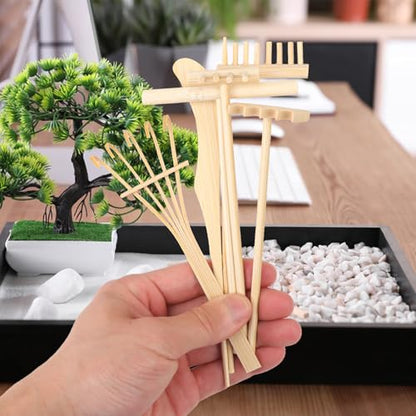 24 PCS Mini Zen Garden Rake Tools, Zen Garden Accessories