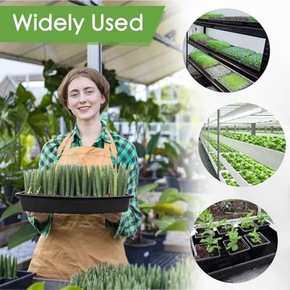 6 Pack Microgreens Growing Kit, Microgreens Trays for Indoor Gardening - size: 15in-6P with 12 Mats