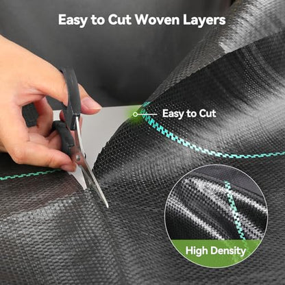 iropro Weed Barrier Fabric Heavy Duty 4ft x 100ft Landscape Fabric - size: 4ft x100ft