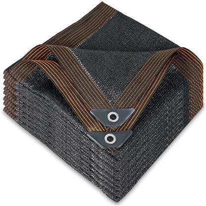 winemana 10x20 FT Garden Shade Cloth Black Mesh Tarp with Grommets - size: 40%-10 FT x 20 FT