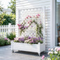 Fancyango Raised Garden Bed with Wheels 61.2" H -Ashen - color: Ashen, size: 61.2"H