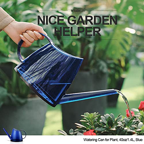 Small Indoor Plant Watering Can Long Spout 1.4L Blue - color: Blue