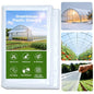 10x26ft Greenhouse Plastic Sheeting, 6 mil Clear Polyethylene Film Cover