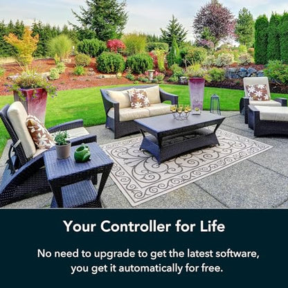 Rachio 3: 8 Zone Smart Sprinkler Controller (Simple Automated Scheduling + Local Weather Intelligence. Save Water w/ Rain, Freeze & Wind Skip), App Enabled, Works w/ Alexa, Fast & Easy Install - size: 8 Zone (3rd Generation)